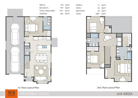 4 bedroom 3.5 bathroom Plan 4302 at Pradera Oaks, Bonney, Texas